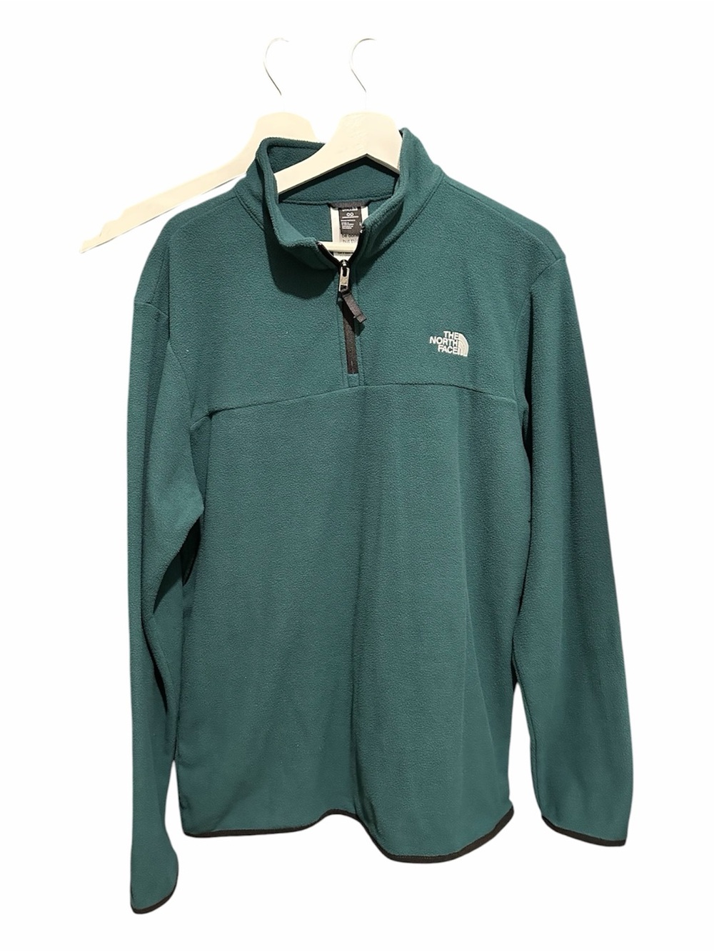 The North Face Men's Teal Half-Zip Fleece Pullover